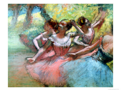 Four Ballerinas on the Stage Degas